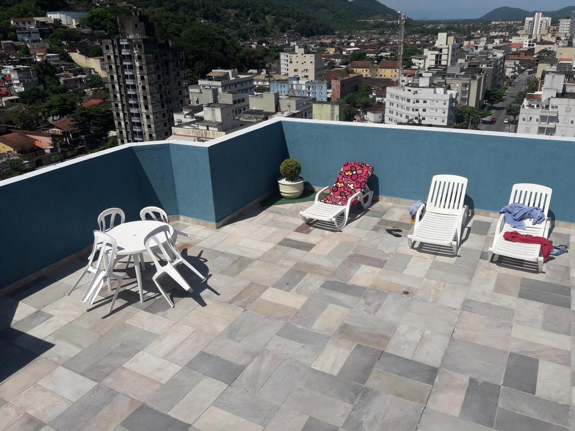 Appartement 500M Da Praia, Predio Cm Piscina, 1Garagem, Wi-Fi 300 Mbps, Centro De Guaruja, Proximo A Praia E Comercio, Horarios Check-In E Check-Out Flexiveis, Churrasqueira, Extérieur photo